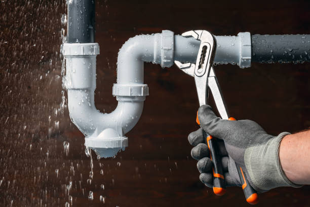 Professional Sewer Line Repair technician working in Wells, ME